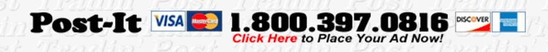 Place Your Ad Today 1-800-397-0816 | TradinPost Classifieds | Online Classifieds Since 1986